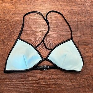 Victorias Secret Blue Bikini Top Size Medium